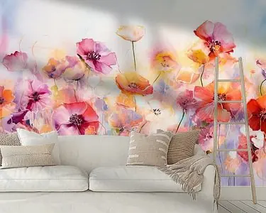 Niska cena Bloemen weide pastel