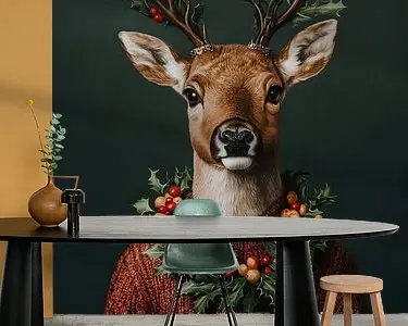 Kup teraz Hert met kerst sfeer