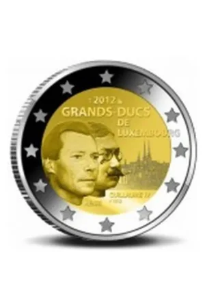 Szybka dostawa 2 Euro Luxemburg 2012 Guillaume IV Unc