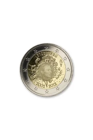 Oferta limitowana 2 Euro Luxemburg 2012 10 jaar Euro Unc