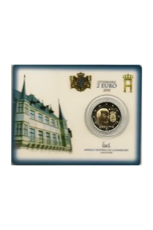 2 Euro Luxemburg 2010 Wapen van Henri Bu in coincard Najlepsza cena
