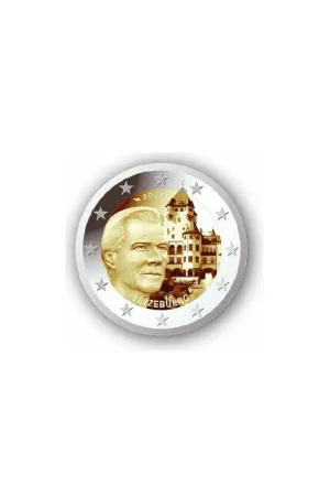 2 Euro Luxemburg 2008 Chateau de Berg Unc Oryginalny