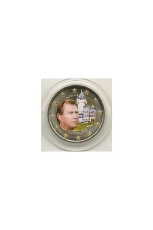 2 Euro Luxemburg 2008 Chateau de Berg Gekleurd 054/2 Kup teraz