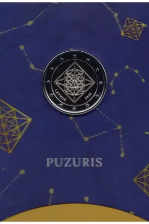 2 euro Letland 2024 'Puzzels' Bu in blister Nowość