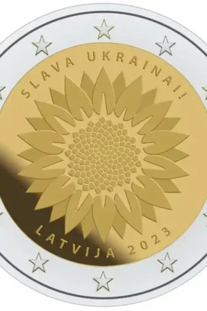 2 euro Letland 2023 'Slava Oekraïne' Unc Tylko dziś