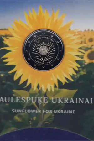 Premium 2 euro Letland 2023 'Slava Oekraïne' Bu in blister
