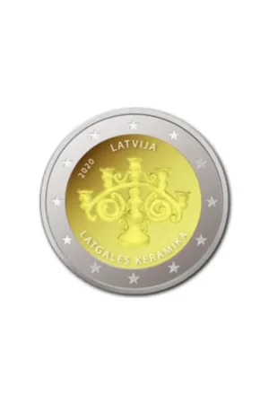 2 euro Letland 2020 'Letse Keramiek' Unc Zwrot pieniędzy