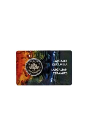Darmowa dostawa 2 euro Letland 2020 'Letse Keramiek' Bu in coincard