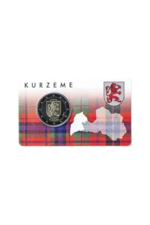 Premium 2 Euro Letland 2017 Kurzeme Bu in coincard
