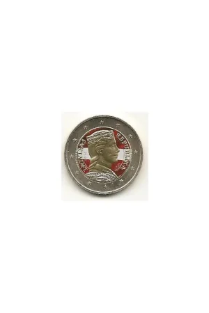 2 Euro Letland 2014 gekleurd Type 2 Ekspresowa dostawa