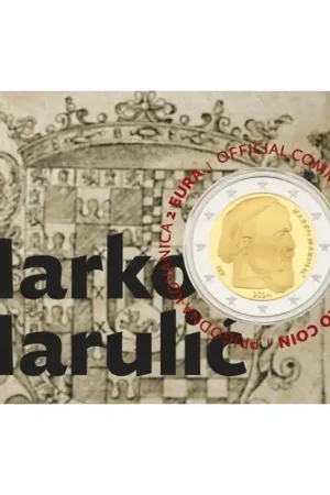Promocja 2 Euro Kroatië 2024 'Marko Marulic' In coincard