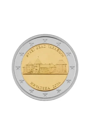 Oferta limitowana 2 Euro Kroatië 2024 'de oude stad Varazdin' Unc