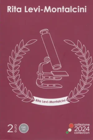 Ekspresowa dostawa 2 Euro Italië 2024 'Rita Levi-Montalcini' Fdc in coincard