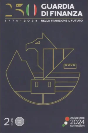 2 Euro Italië 2024 '250ste verjaardag opening Guardia Finanza FDC in coincard Szybka dostawa