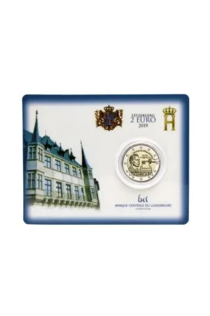 Zamów teraz 2 euro Luxemburg 2019 100 jaar Stemrecht Bu in coincard met muntteken Servaas