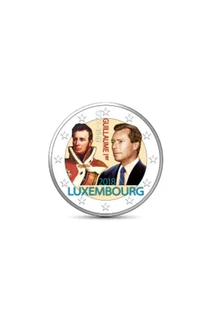 2 Euro Luxemburg 2018 150 Willem I Gekleurd Zamów teraz