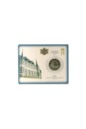 2 Euro Luxemburg 2014 175 jaar onafh. Bu in coincard Oryginalny