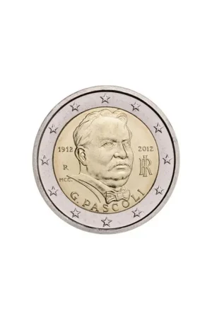 Ekspresowa dostawa 2 euro Italië 2012 Giovanni Pascoli Unc
