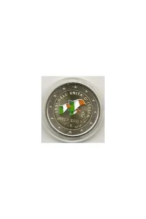 Nowość 2 Euro Italië 2011 150 jaar Republiek gekleurd 133/3