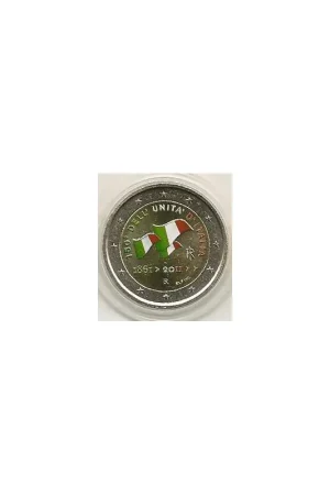 Promocja 2 Euro Italië 2011 150 jaar Republiek gekleurd 133/1