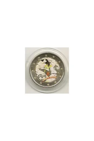 Kup teraz 2 Euro Italië 2008 Rechten van de mens Gekleurd 066/2