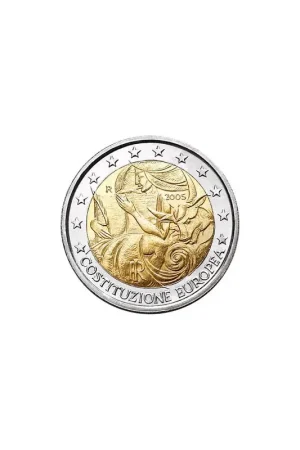 2 Euro Italië 2005 Europese grondwet UNC Oryginalny