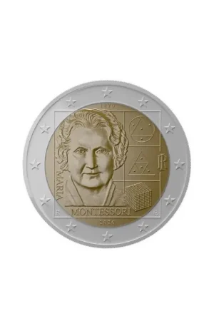2 euro Italië 2020 'Maria Montessori' Unc Oferta