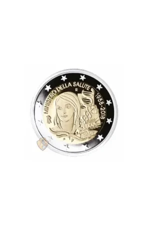 2 Euro Italië 2018 Volksgezondheid Unc Szybka dostawa