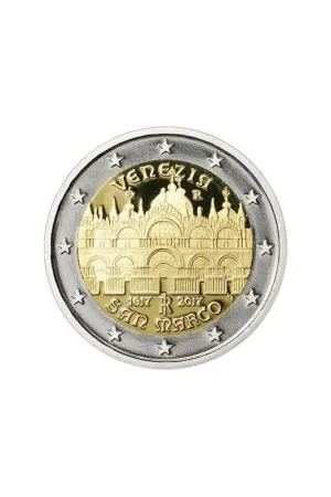 2 Euro Italië 2017 Basiliek San Marco Unc Wyprzedaż