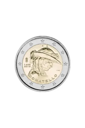 Rabat 2 Euro Italië 2016 Donatello Unc