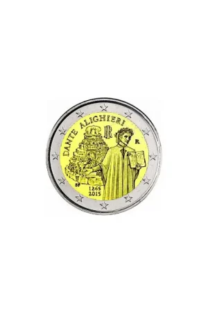 Ostatnia szansa 2 Euro Italië 2015 750e geboortedag van Dante Alighieri. Unc