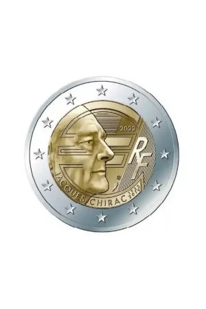 Promocja 2 euro Frankrijk 2022 'Jacques Chirac' Unc