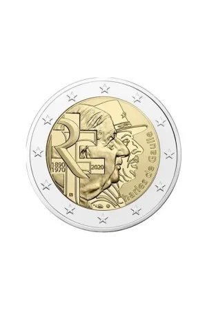 2 euro Frankrijk 2020 Charles de Gaulle Unc Promocja
