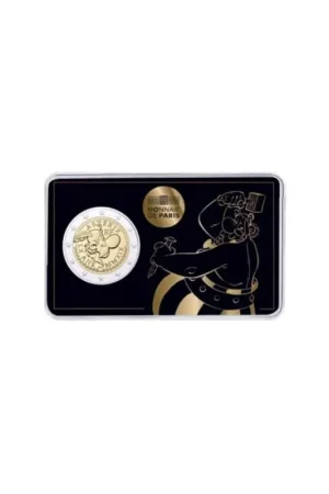 Kup teraz 2 Euro Frankrijk 2019 Asterix Obelix graveert de munt in coincard