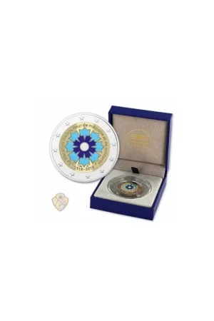 Zamów teraz 2 euro Frankrijk 2018 'Korenbloem' Proof