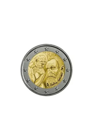 2 Euro Frankrijk 2017 Auguste Rodin Unc Nowość