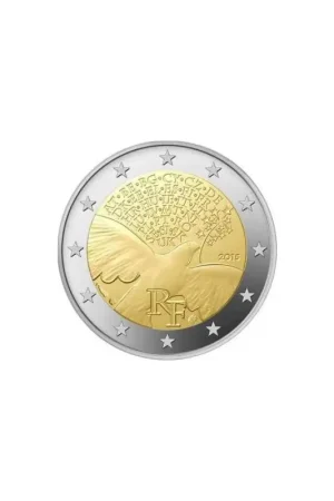 Ostatnia szansa 2 Euro Frankrijk 2015 Vrede en Vrijheid Unc