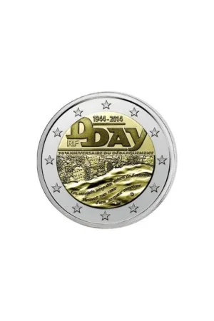 Szybka dostawa 2 Euro Frankrijk 2014 D-Day