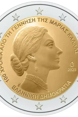 2 euro Griekenland 2023 'Maria Callas' Unc Wyprzedaż