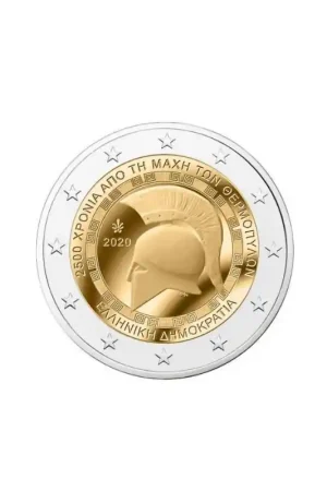 2 euro Griekenland 2020 Slag bij Thermopylae Unc Bezpieczna płatność