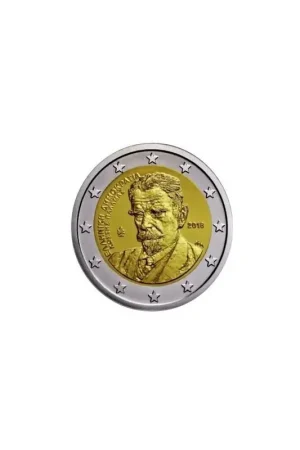 Popularny 2 Euro Griekenland 2018 Kostis Palamas Unc