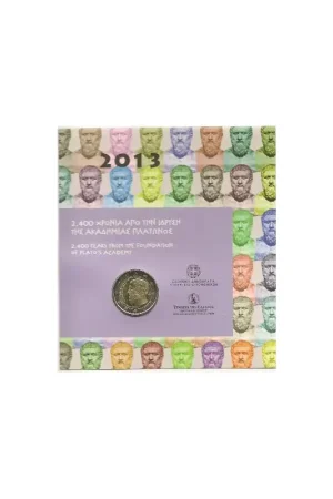 Kup teraz 2 Euro Griekenland 2013 Plato Bu in blister