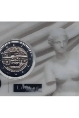 Niska cena 2 euro Frankrijk 2025 'Louvre - Venus van Milo' Bu in coincard