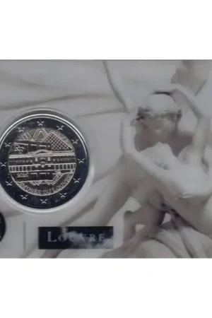 Zwrot pieniędzy 2 euro Frankrijk 2025 'Louvre - Amour' Bu in coincard