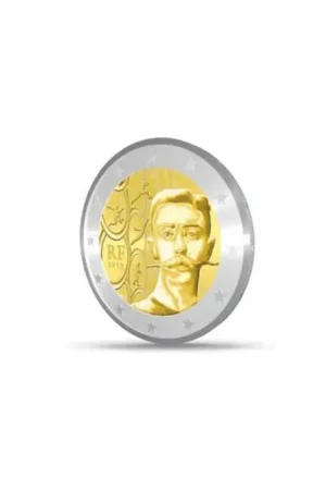 2 Euro Frankrijk 2013 Coubertin Unc Szybka dostawa