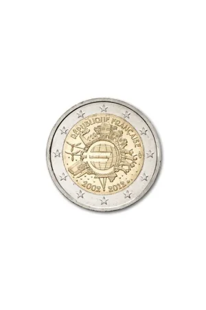 Niska cena 2 Euro Frankrijk 2012 10 Jaar Euro Unc