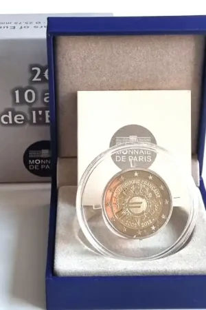 2 Euro Frankrijk 2012 '10 Jaar Euro' Proof Szybka dostawa