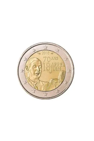 Tylko dziś 2 Euro Frankrijk 2010 Charles de Gaulle Unc
