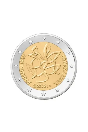 2 Euro Finland 2021 'Democratische journalistiek ' Unc Ekspresowa dostawa