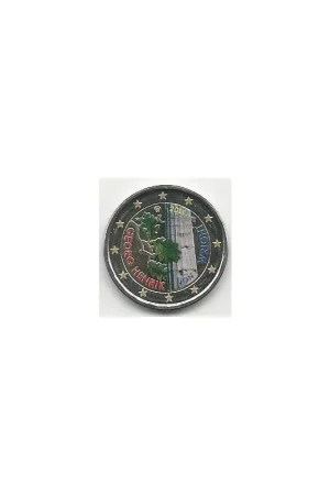 2 Euro Finland 2016 Georg Henrik von Whright Gekleurd. Nowość